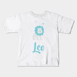 Leo July 23 -August 22 - Fire sign - Zodiac symbols Kids T-Shirt